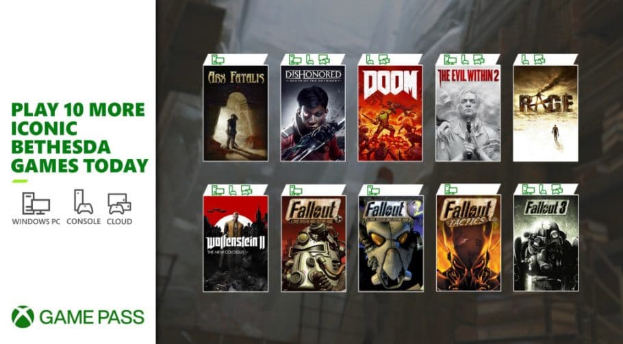 Mais de 20 jogos foram anunciados para o Xbox Gamepass