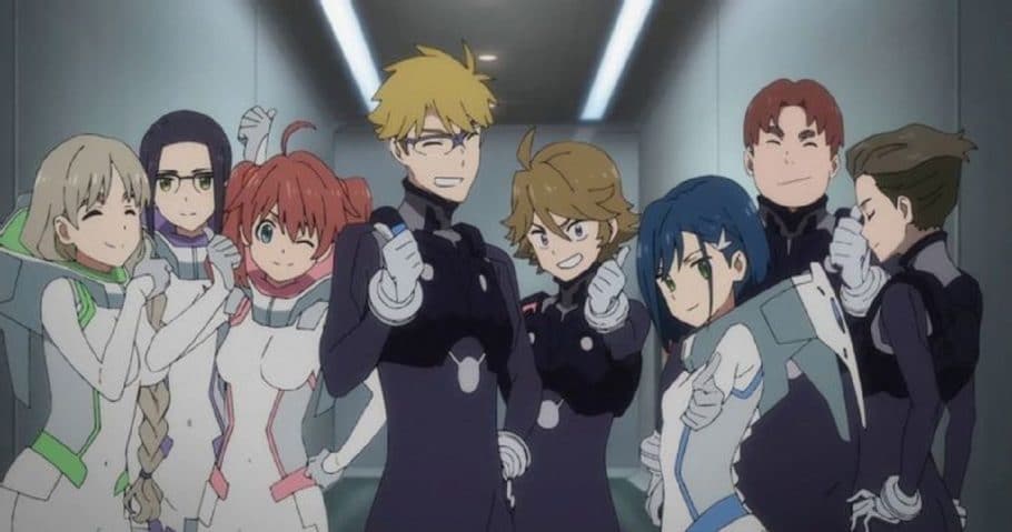 Squeeze Anime Darling in The Franxx Personagens