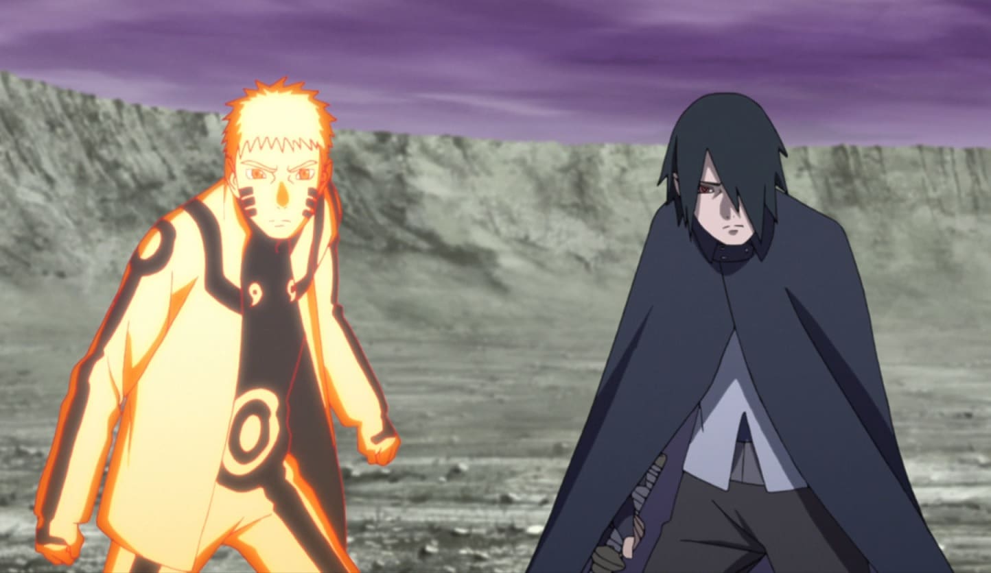 Boruto - Em qual episódio Naruto e Sasuke lutam contra Momoshiki - Critical  Hits