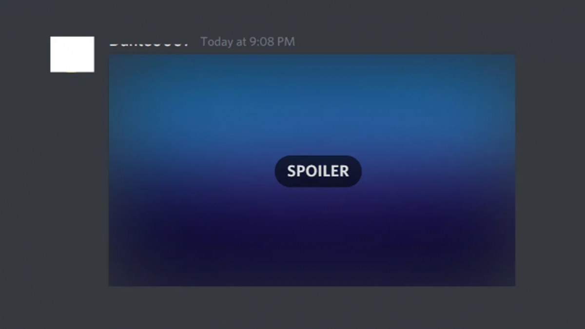 Como definir uma mensagem de texto e imagem como spoiler no Discord