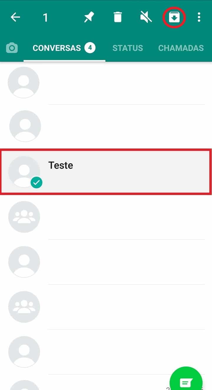 Como esconder conversas no Whatsapp