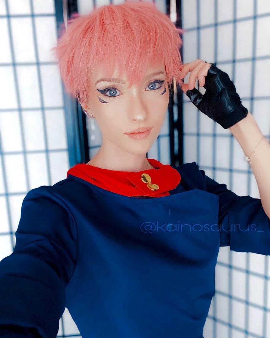 Cosplayer Fã De Jujutsu Kaisen Imaginou Como Seria Uma Versão Feminina De Yuji Itadori