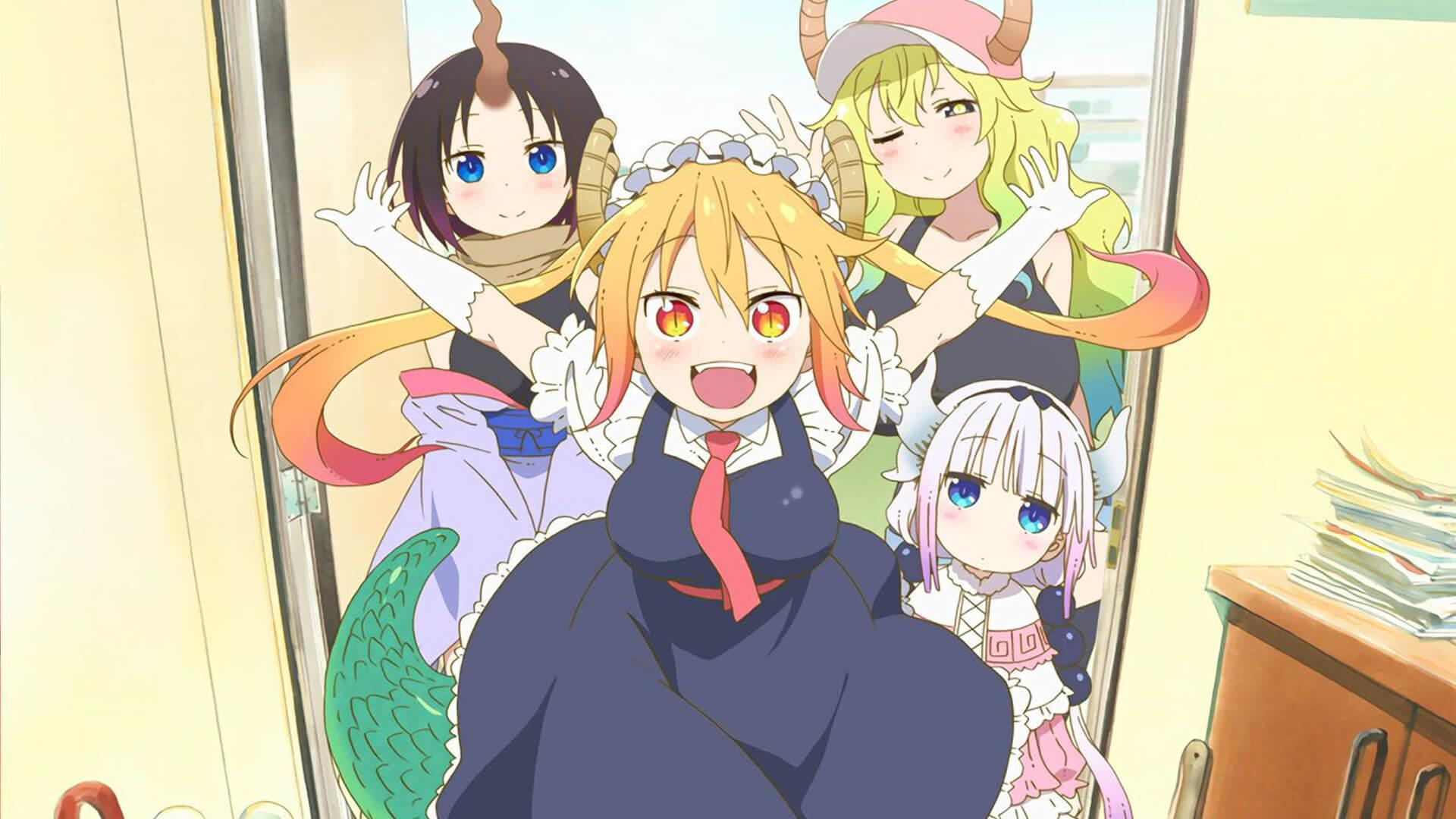 Recomendações de Animes Parecidos com Dragon Maid