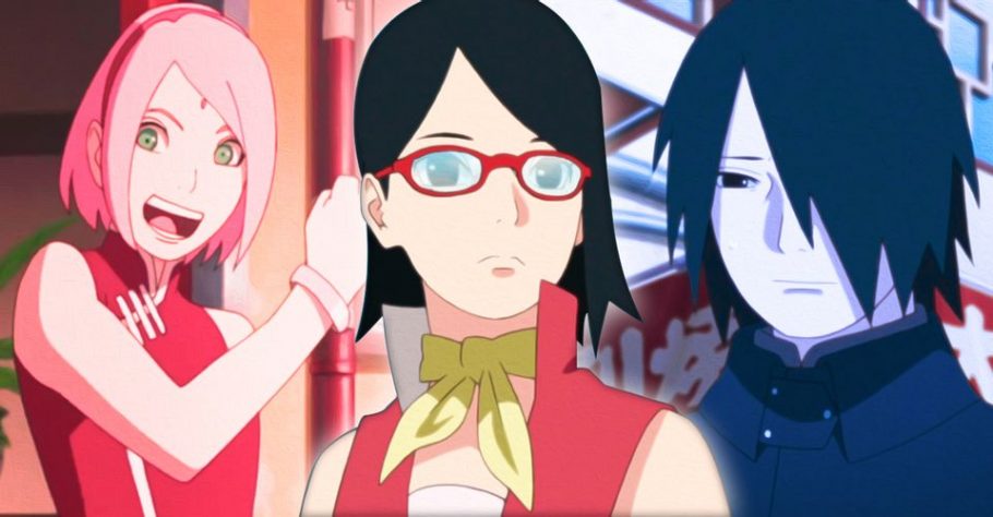 Filha do Sasuke e Sakura  Filho do sasuke, Sasuke, Sarada uchiha