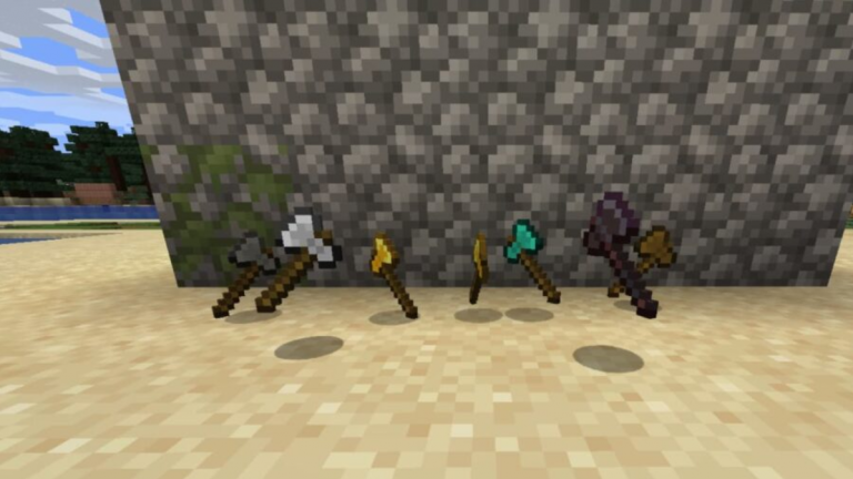Minecraft - Melhores encantamentos para Machado - Critical Hits