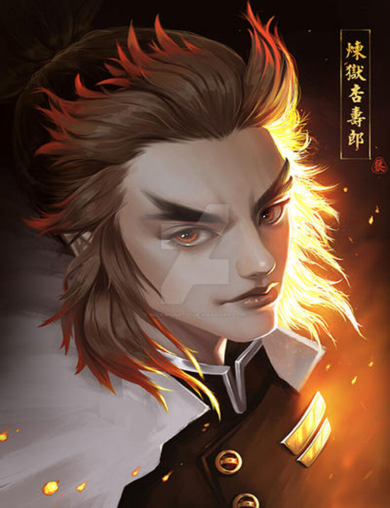 Artista cria ilustração épica de Rengoku de Demon Slayer: Kimetsu No Yaiba