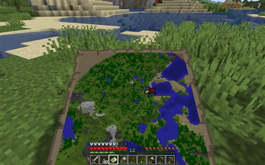 ENCONTREI O MAPA DO TESOURO SECRETO DO MINECRAFT ! 