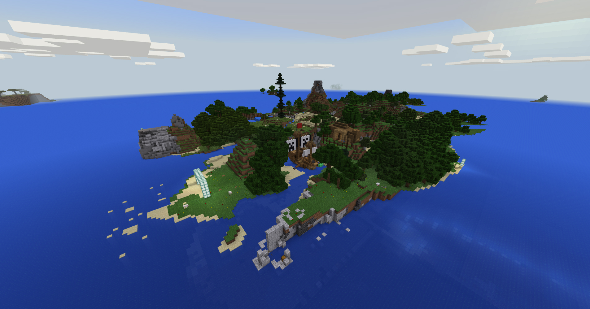 ENCONTRAMOS UM MAPA DO TESOURO - MINECRAFT