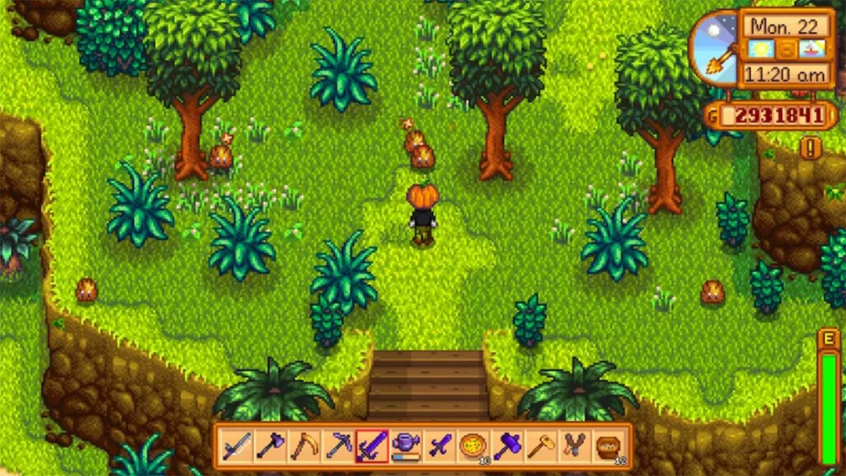Stardew Valley Localizações de todas Noz Dourada Critical Hits
