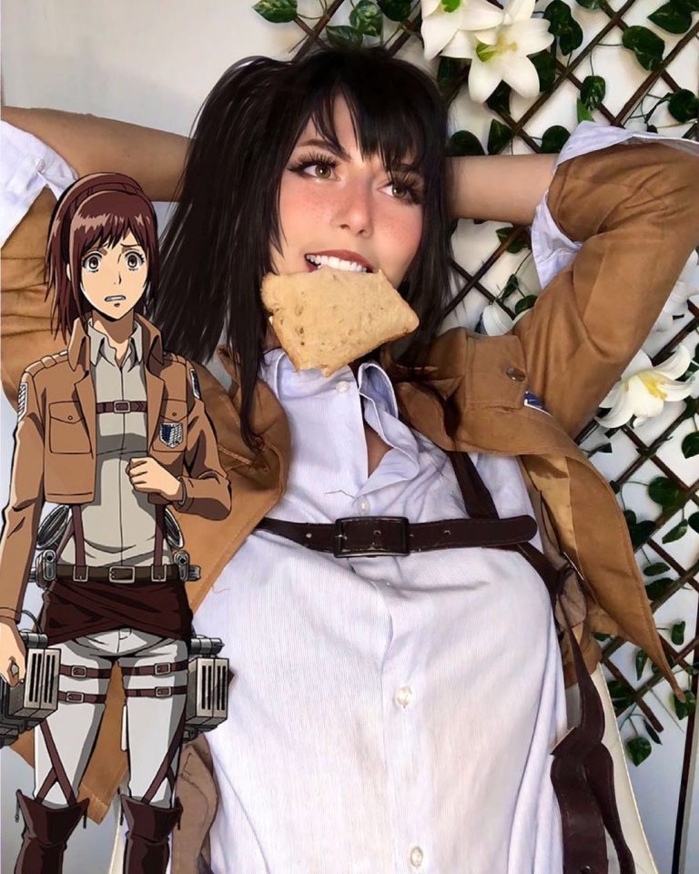 Brasileira Fez Um Cosplay Incrível Da Sasha Blouse De Attack On Titan