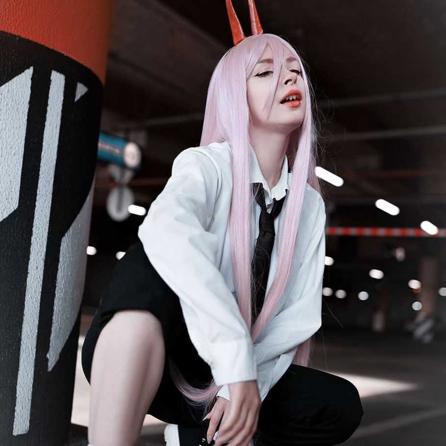 Fã de Chainsaw Man fez um cosplay incrível da Power