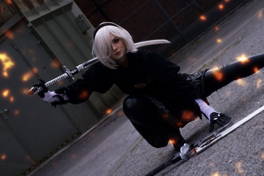 Veja Este Lindo Cosplay Da 2B De Nier Automata - Critical Hits