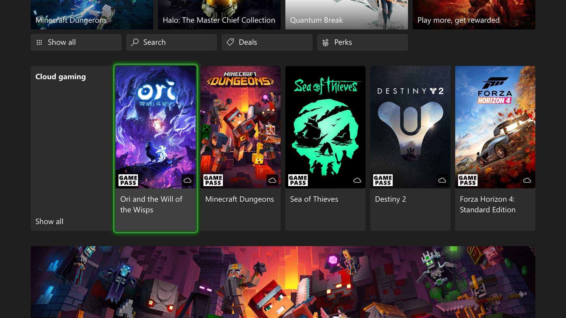 Xbox Cloud Gaming chegará ao Series X/S e Xbox One