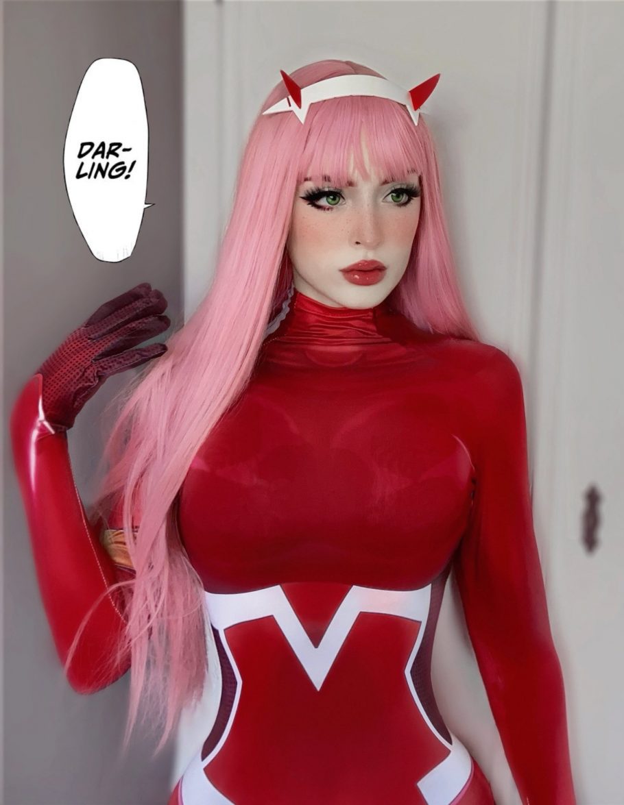 Brasileira fez um lindo cosplay da personagem Zero Two de Darling in The  Franxx - Critical Hits