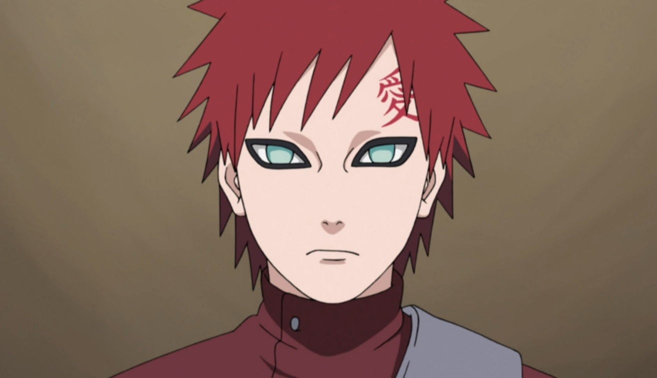 Saudades do cabelo do Gaara até o Naruto gostava