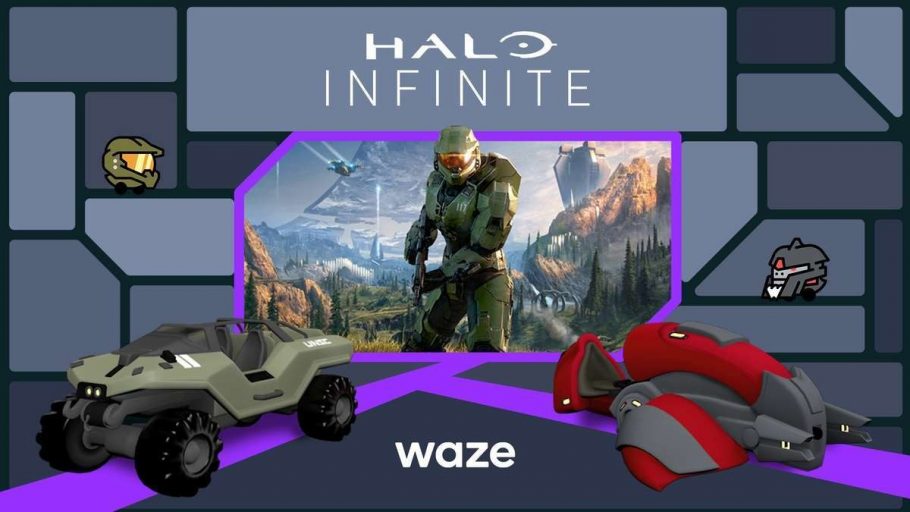 Halo Infinite e Waze anunciam colaboração