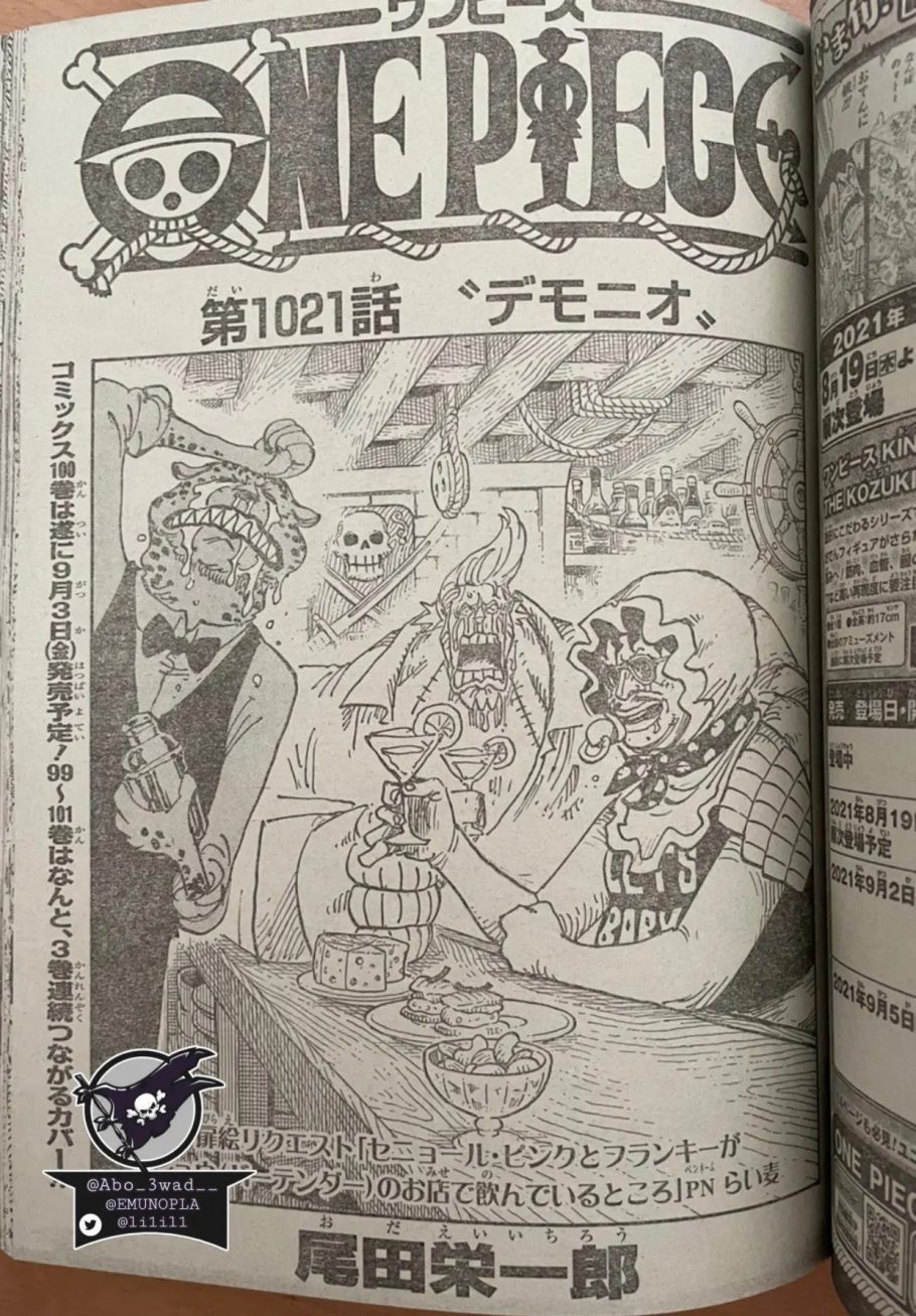 One Piece 1022 – Spoilers e data de lançamento