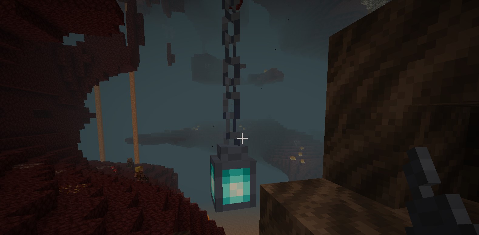 Minecraft lampião azul