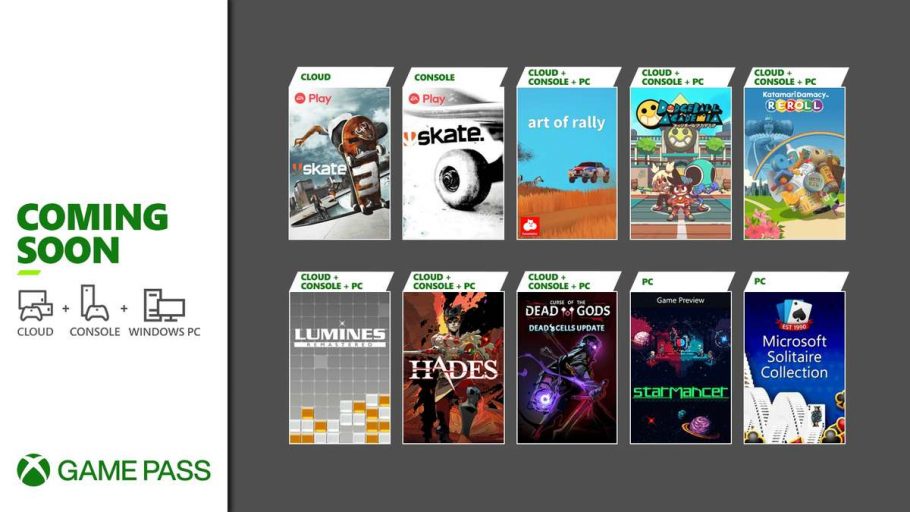 Xbox Game Pass de Agosto adicionará Hades, Skate e muito mais 