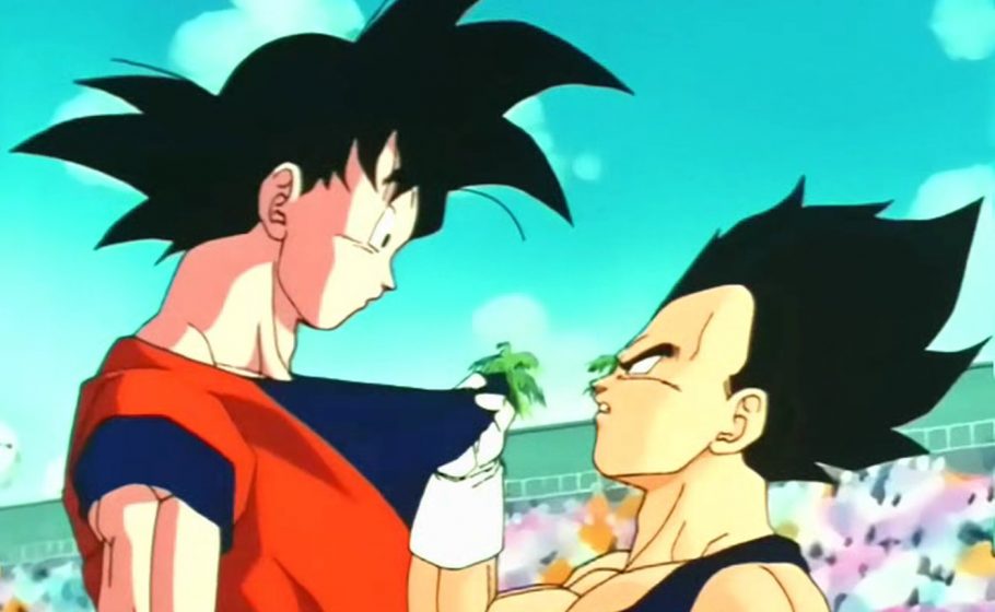 Perfil oficial de Dragon Ball relembra momento em que Vegeta reconhece Goku como o “número 1”