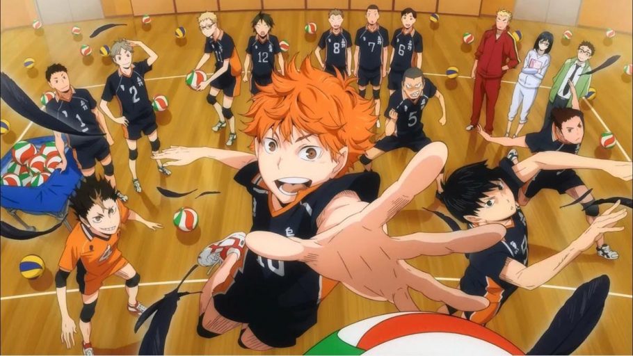 Compre Japão anime haikyuu voleibol menino dos desenhos animados
