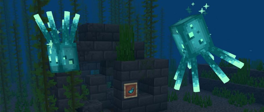 Minecraft glowing squid