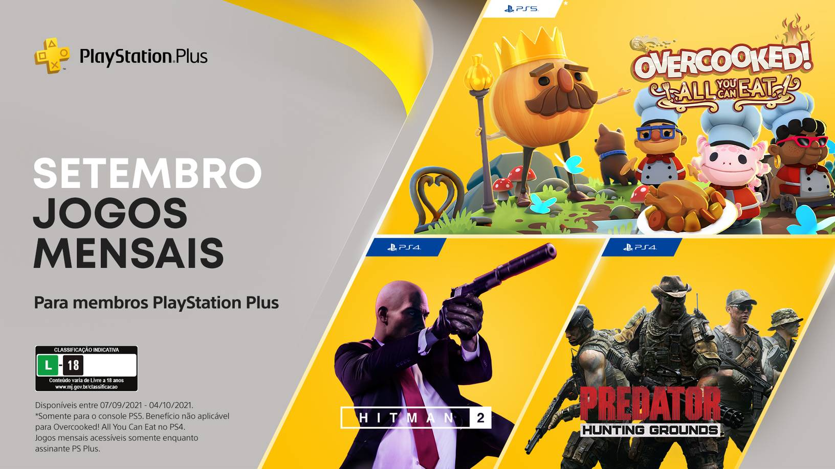 Jogos de Setembro da PS Plus são revelados pela Sony