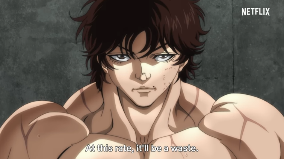 Baki desvia nos últimos segundos #anime #animes #baki #animesedit