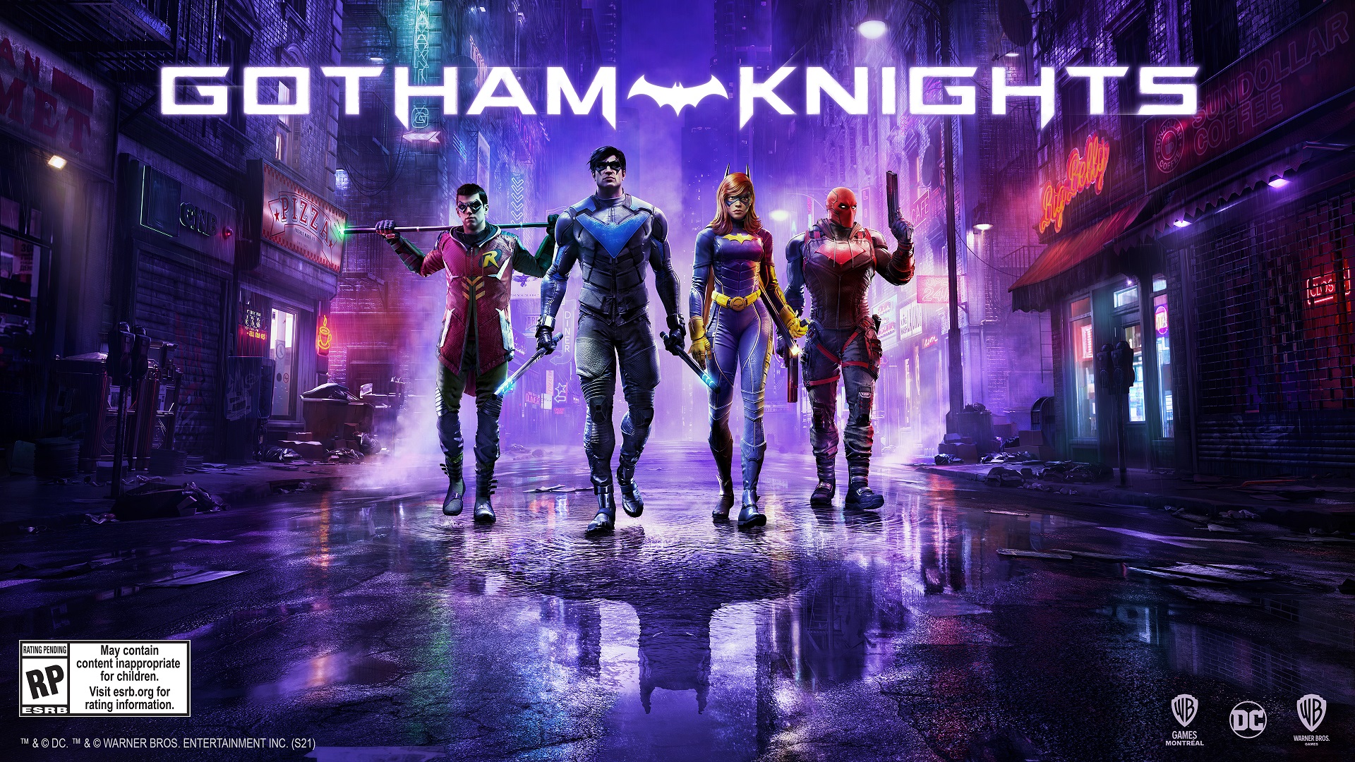 Nova arte do jogo Gotham Knights destaca a Bat Família
