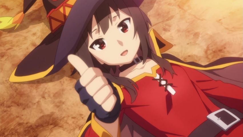 Brasileira fez um cosplay maravilhoso da Megumin de Konosuba torcendo pela seleção