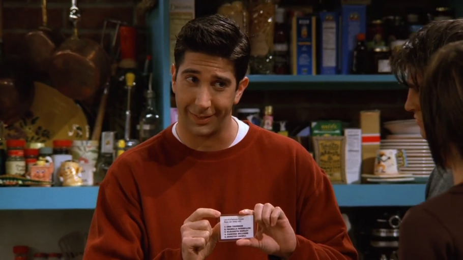 Confira o quiz sobre o personagem Ross Geller de Friends abaixo