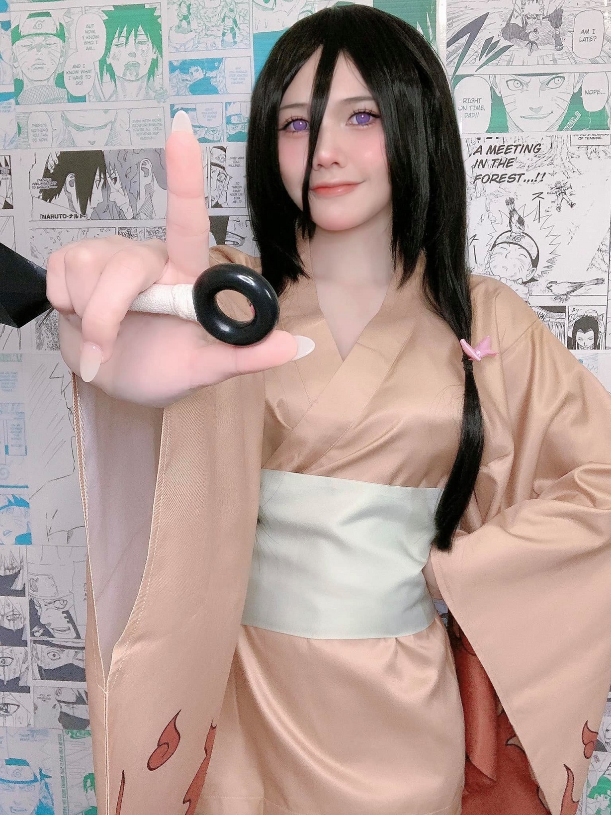 Fã de Naruto fez um cosplay impecável de Hanabi