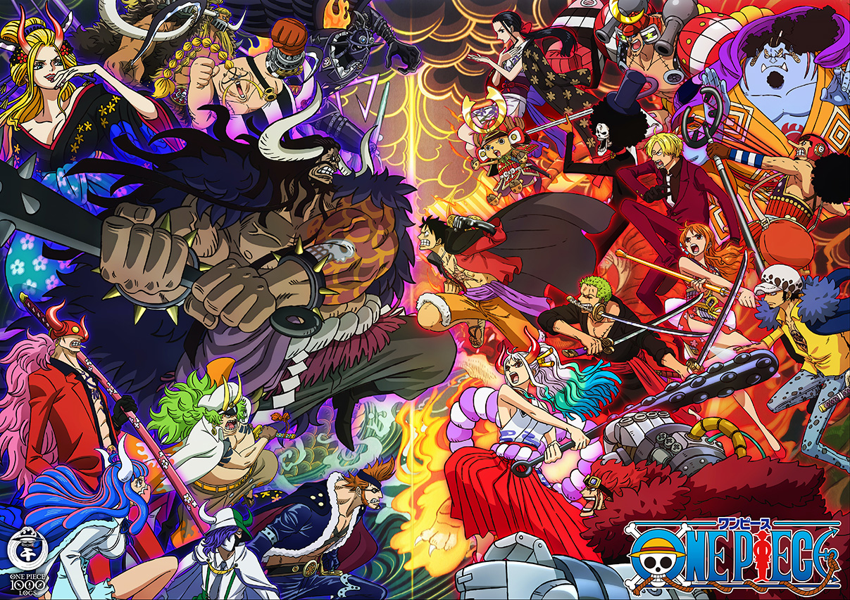 One Piece revela arte especial para o episódio 1000 do anime