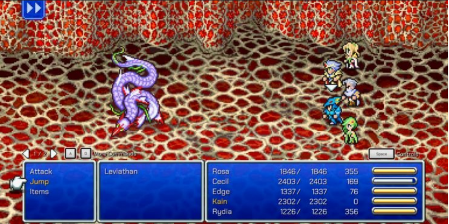 Final Fantasy 4 invocações
