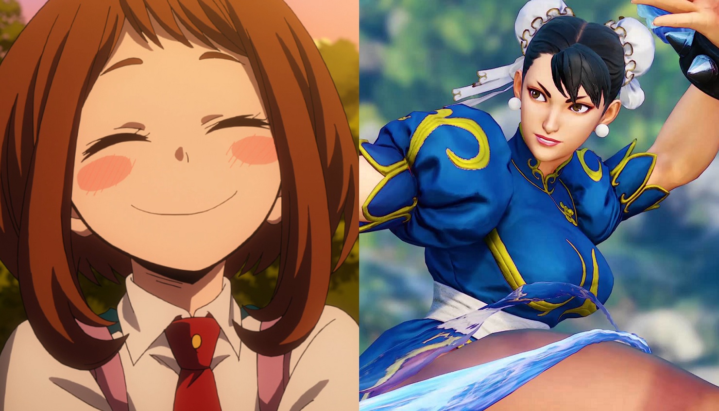 Fã de My Hero Academia imaginou como seria Uraraka com o visual de Chun-Li