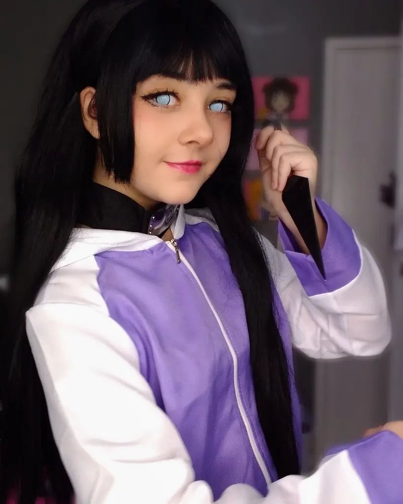 Fã de Naruto fez um lindo cosplay da Hinata Hyuga