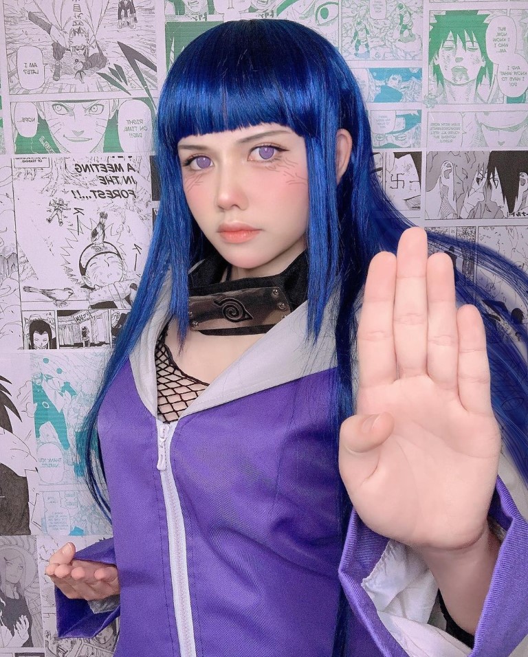 Naruto: Cosplay de Hinata mostra o poder do Byakugan