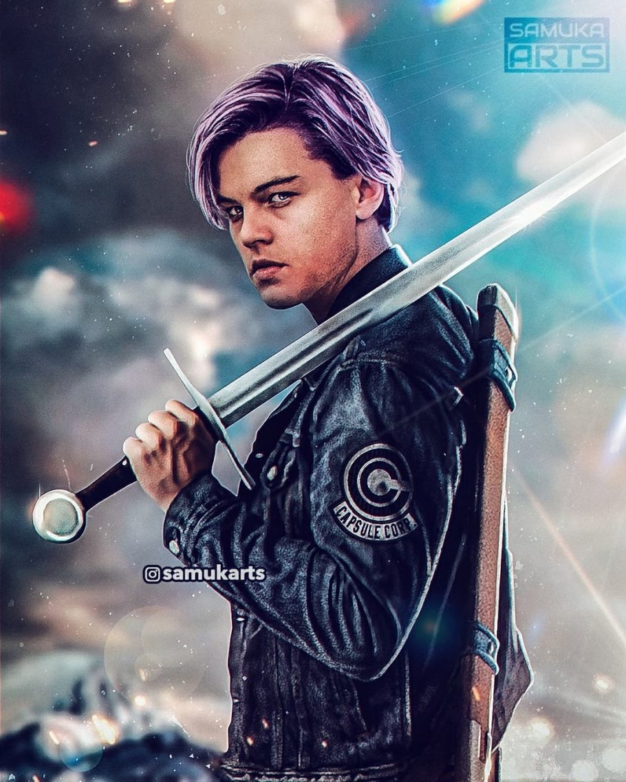 Dragon Ball: Leonardo DiCaprio vira Trunks do Futuro em fanart