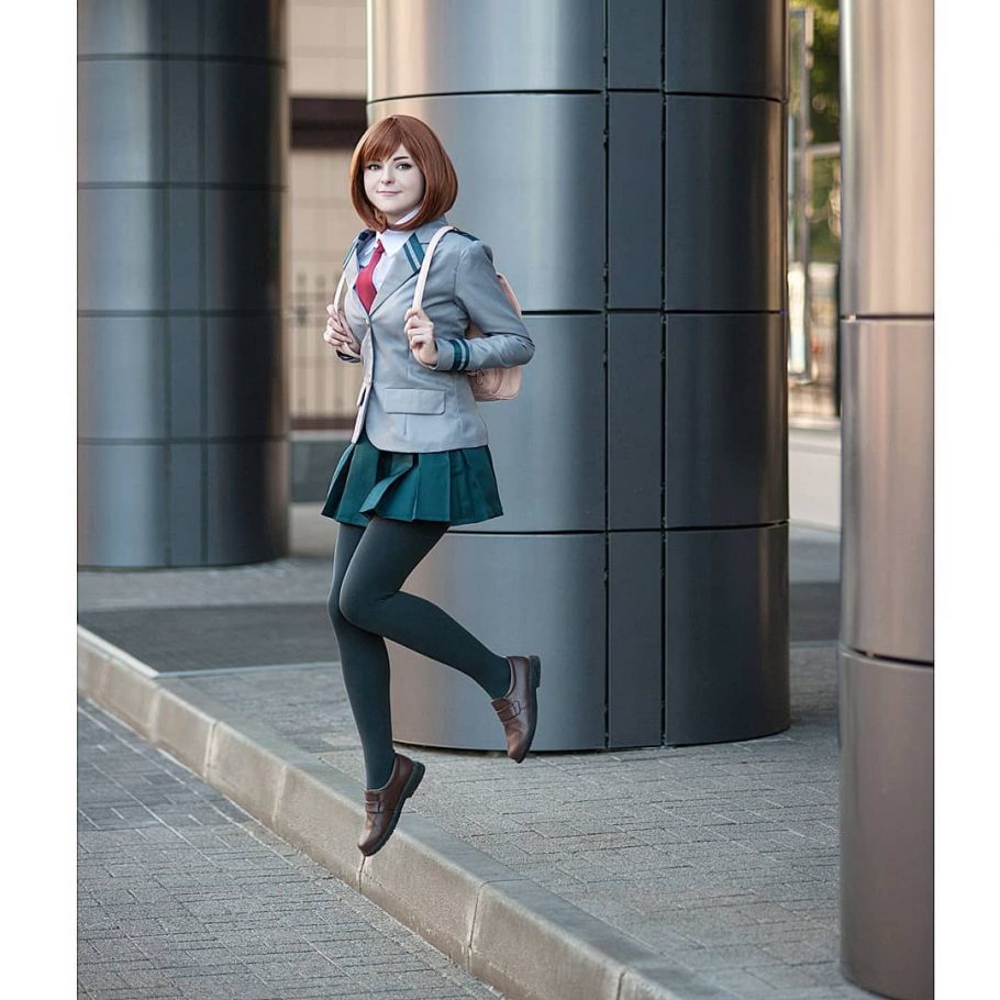 Fã de My Hero Academia fez um cosplay incrível da Uraraka