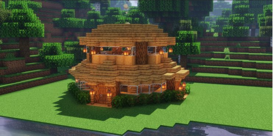 Minecraft - Como fazer uma Casa dentro da Montanha - Tutorial 