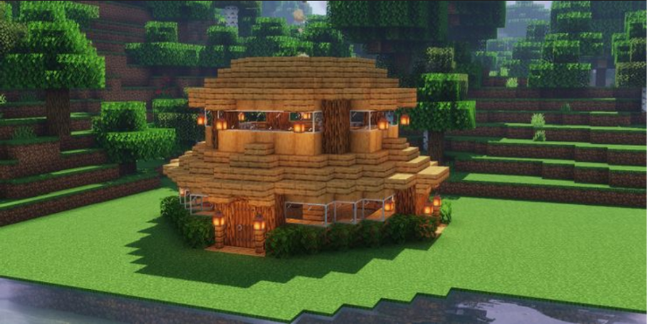 Minecraft - Como construir uma casa de madeira para sobrevivência