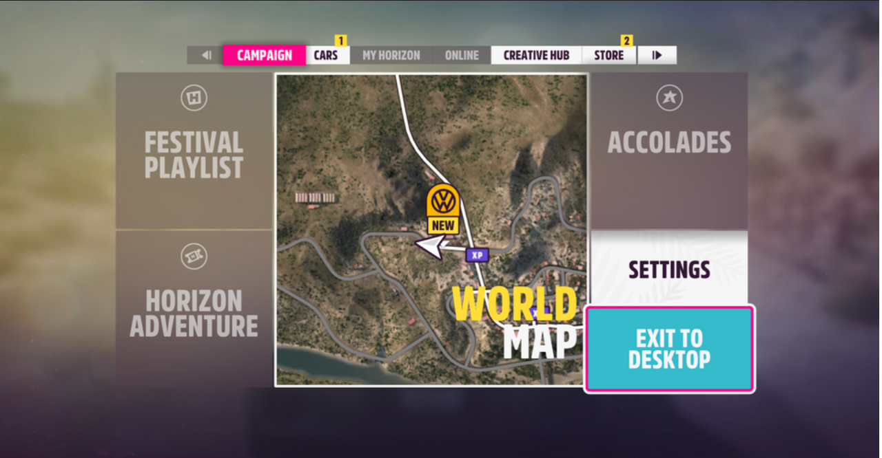 Forza Horizon 5 ícones mapa