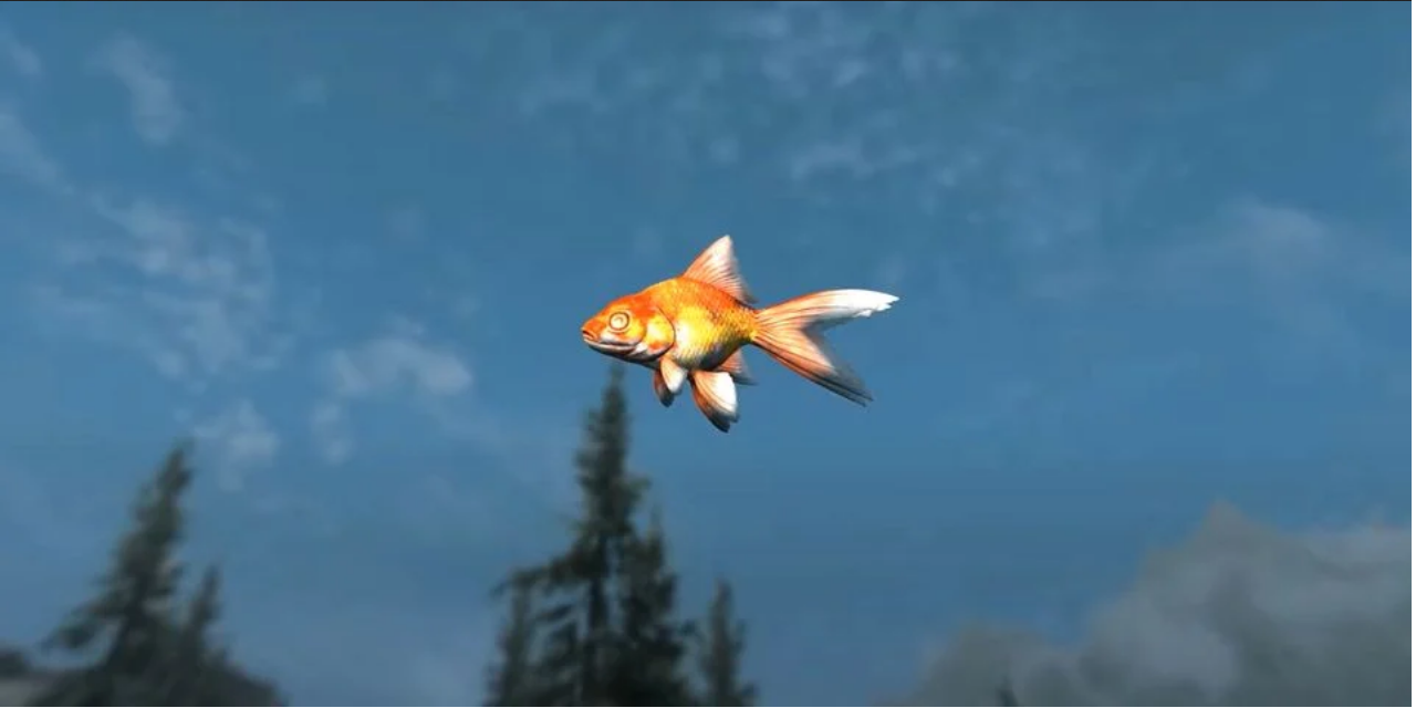 Skyrim Peixe Dourado