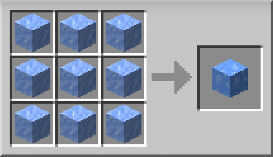 Minecraft Gelo Azul