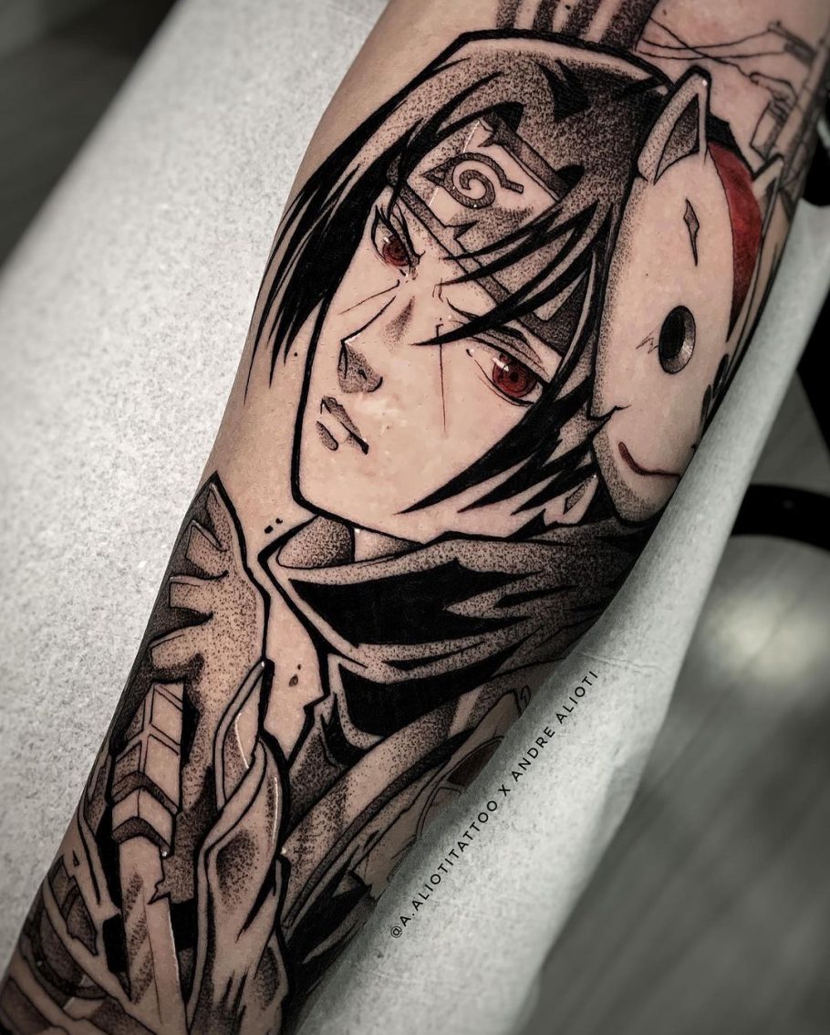 Fã de Naruto viraliza com incrível tatuagem de Itachi - Critical Hits