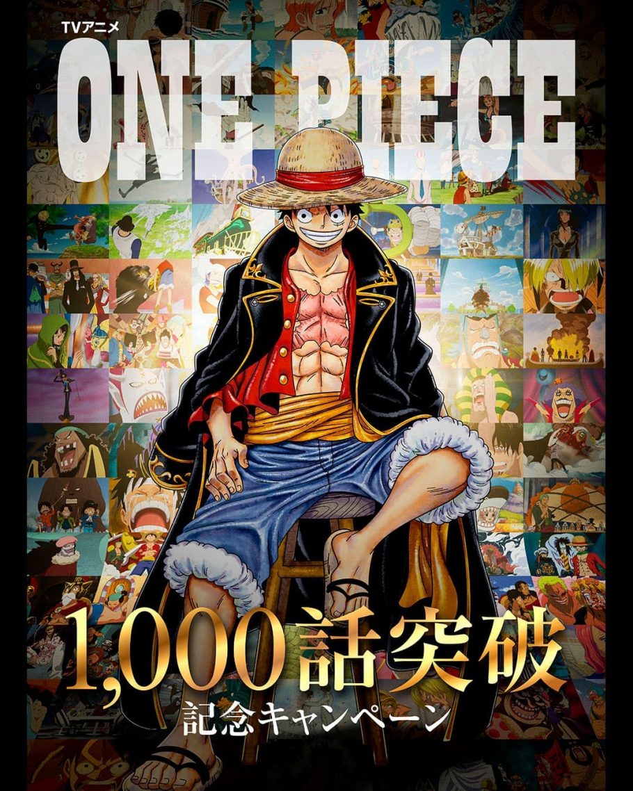 One Piece celebra o episódio 1000 com uma ilustração incrível
