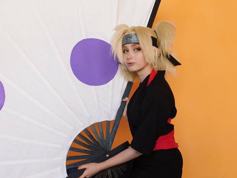 Fã de 'Naruto' faz fofo cosplay de Temari