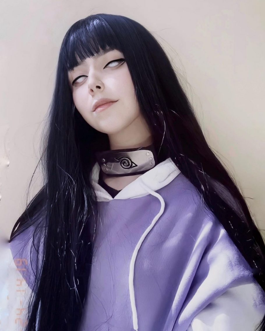 Fã de Naruto fez um cosplay impressionante da Hinata Hyuga