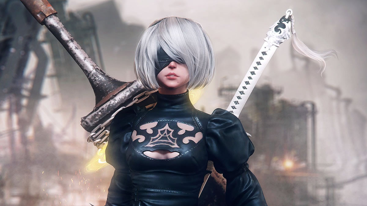 Brasileira fã de Nier fez um lindo cosplay da 2B