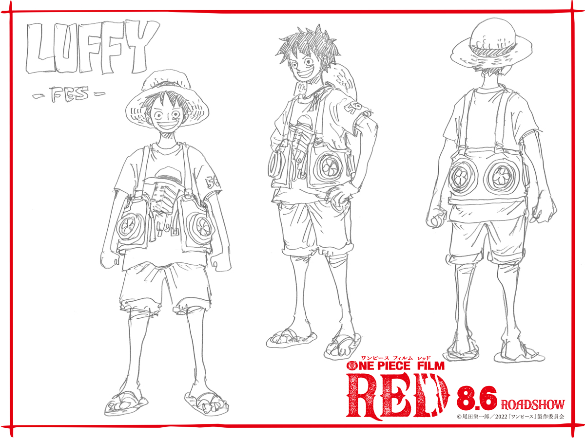 Confira como será o visual dos Chapéus de Palha no novo filme de One Piece